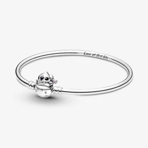 (kép) Pandora Moments Disney harapós Stitch kapcsos karperec - 591683C01