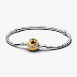 (kép) Pandora Moments hullócsillag kapcsos kígyólánc karkötő - 562205C01