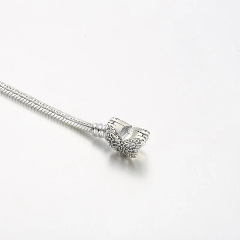 (kép) Pandora Moments pillangókapcsos kígyólánc karkötő - 590782C01 - Megtekintés 5