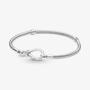 Pandora Moments végtelen csomó kígyólánc karkötő - 590792C00 (kép) Pandora Moments végtelen csomó kígyólánc karkötő - 590792C00