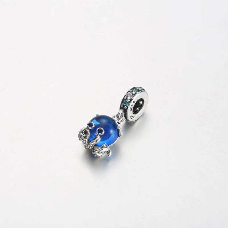 (kép) Pandora Muranói üveg bájos polip függő charm - 791694C01 - Megtekintés 2