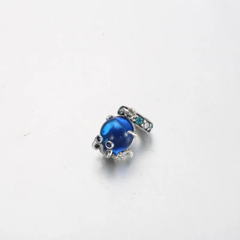 (kép) Pandora Muranói üveg bájos polip függő charm - 791694C01 - Megtekintés 4