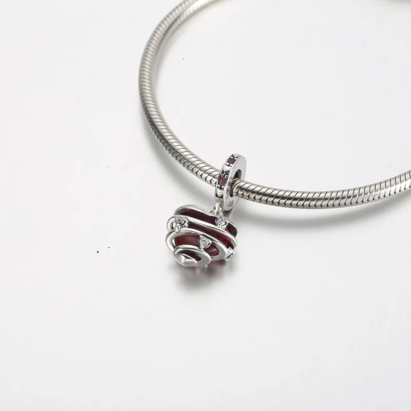 (kép) Pandora Mutasd ki a szeretetedet szív spirál függő charm - 791131C01 - Megtekintés 4