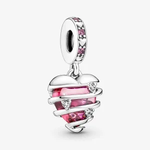 Pandora Mutasd ki a szeretetedet szív spirál függő charm - 791131C01 (kép) Pandora Mutasd ki a szeretetedet szív spirál függő charm - 791131C01