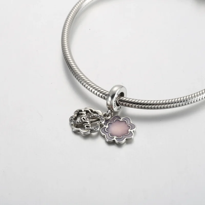 (kép) Pandora Négylevelű lóhere barátság dupla függő charm - 792245C01 - Megtekintés 4