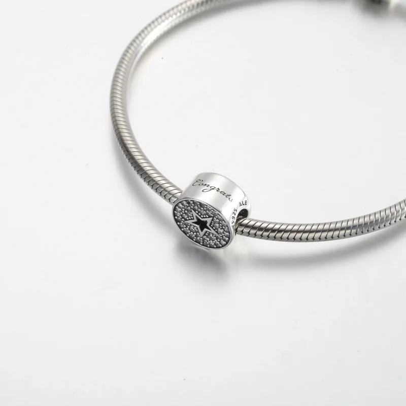 (kép) Pandora Pavé és csillag gratuláció charm - 790793C01 - Megtekintés 4