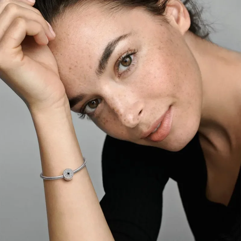 (kép) Pandora Pavé és csillag gratuláció charm - 790793C01 - Megtekintés 5