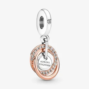 (kép) Pandora Örökké család körülölelt függő charm - 780797C01