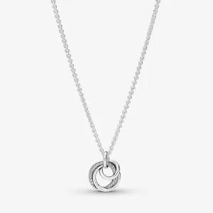 (kép) Pandora Örökké család körülölelt medálos nyaklánc - 391455C01