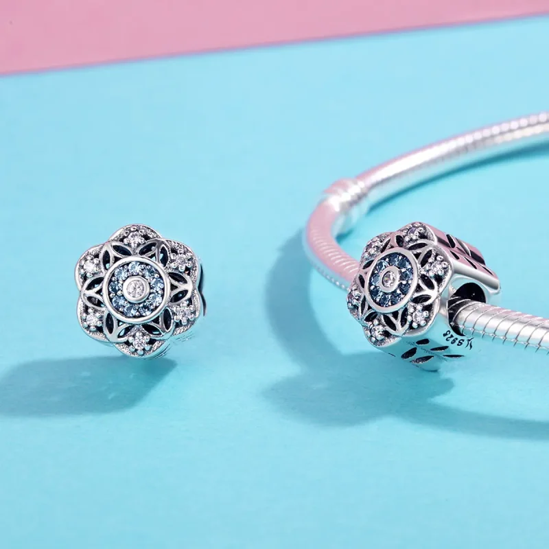 (kép) PANDORA Romantikus hópelyhek Charm - SCC247 - Megtekintés 5