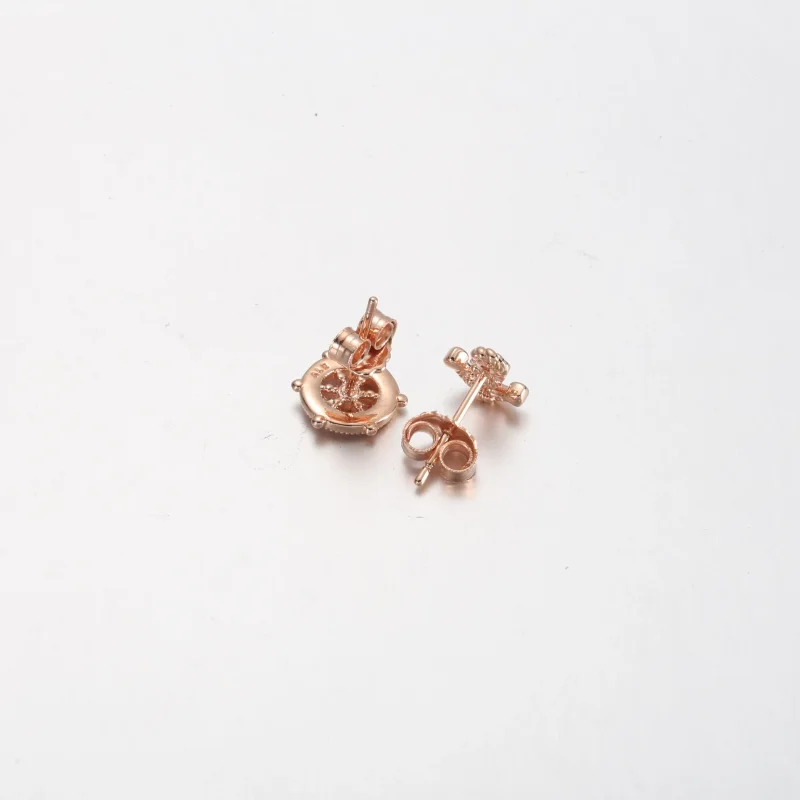 (kép) PANDORA Rose gold Sparkling Rudder and anchor Stud Earrings - P-D-3739 - P-D-373 - Megtekintés 3