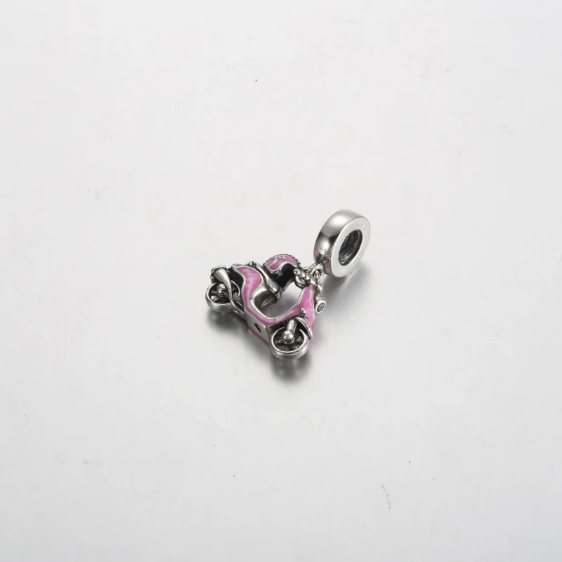 (kép) Pandora Rózsaszín robogó függő charm - 791057C01 - Megtekintés 6