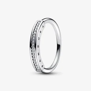 Pandora Signature I-D pavé gyűrű - 192283C01 (kép) Pandora Signature I-D pavé gyűrű - 192283C01