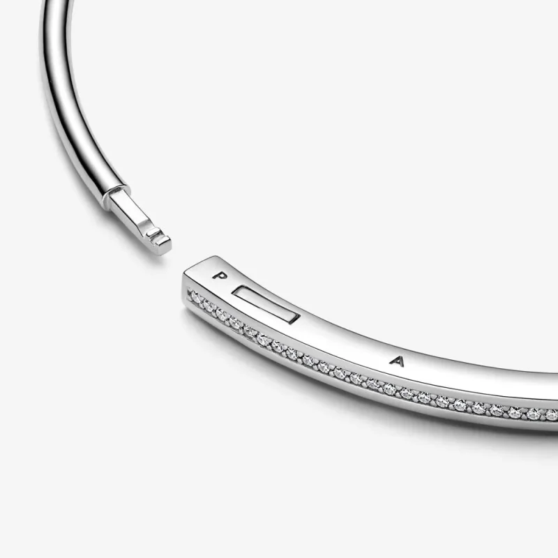 (kép) Pandora Signature I-D pavé karperec - 592313C01 - Megtekintés 8