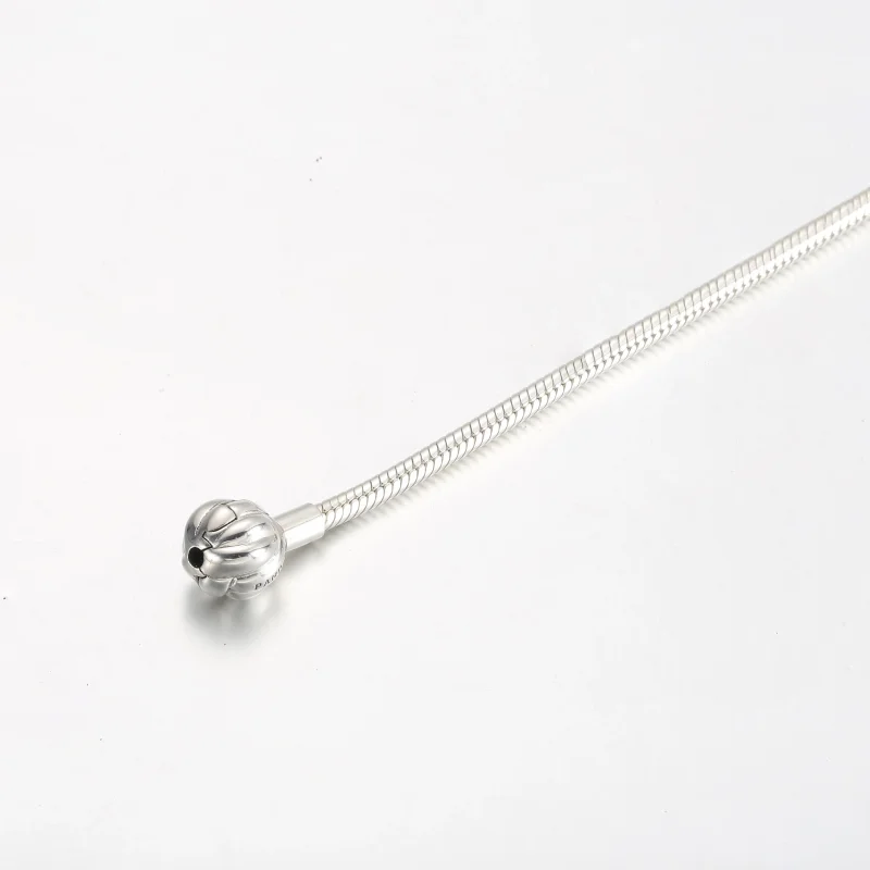 (kép) Pandora Snake chain sterling silver bracelet with love knot clasp - 592422C00 - Megtekintés 4