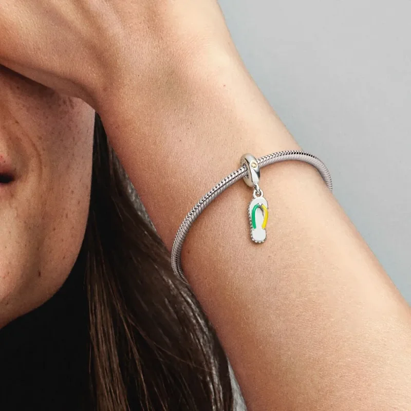 (kép) Pandora Strandpapucs függő charm - 792197C01 - Megtekintés 7