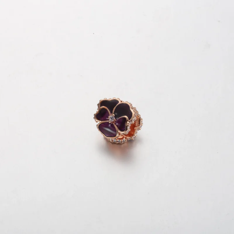 (kép) Pandora Sötétlila árvácska charm - 780777C01 - Megtekintés 2