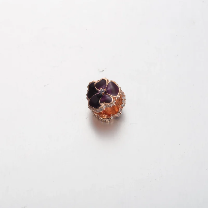 (kép) Pandora Sötétlila árvácska charm - 780777C01 - Megtekintés 3