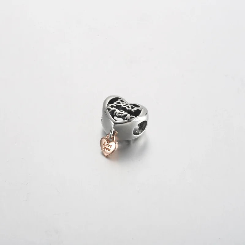 (kép) Pandora Szeretem a legjobb barátomat szív charm - 782243C00 - Megtekintés 2