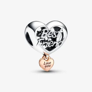 (kép) Pandora Szeretem a legjobb barátomat szív charm - 782243C00