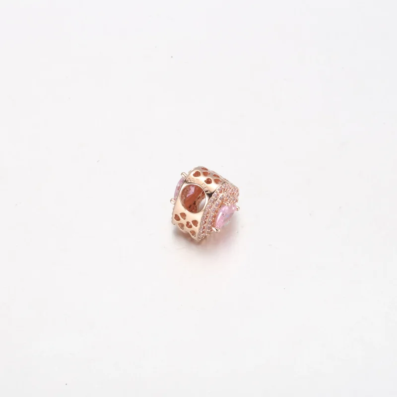 (kép) Pandora Szikrázó lapos szív charm - 789218C01 - Megtekintés 4