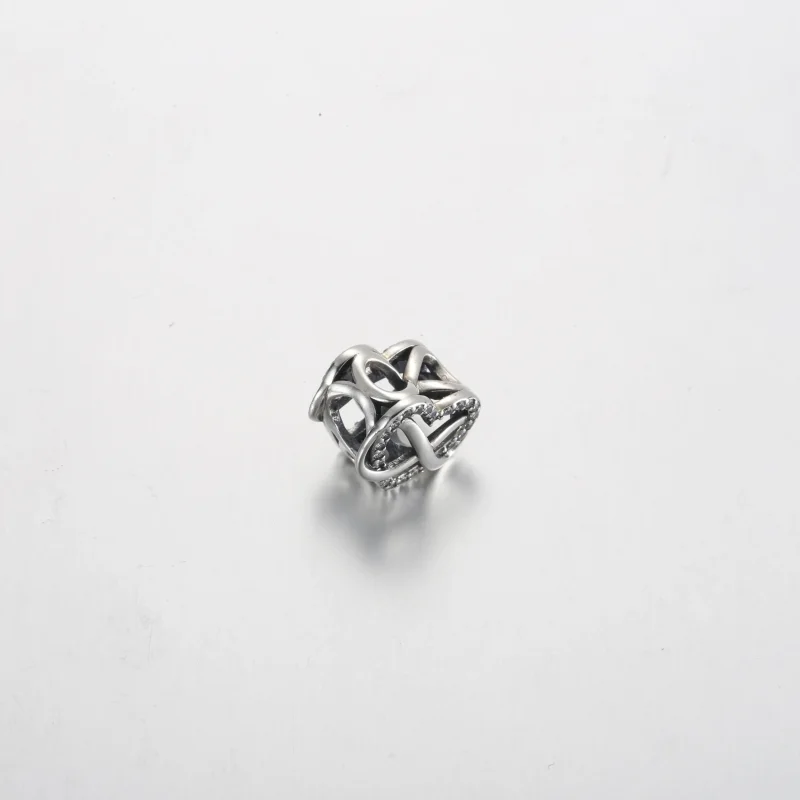 (kép) Pandora Szikrázó végtelen piros szív charm - 792246C01 - Megtekintés 3