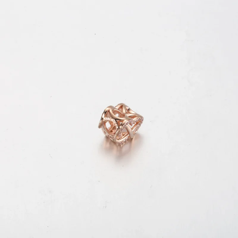 (kép) Pandora Szikrázó végtelen rózsaszín szív charm - 782246C01 - Megtekintés 3