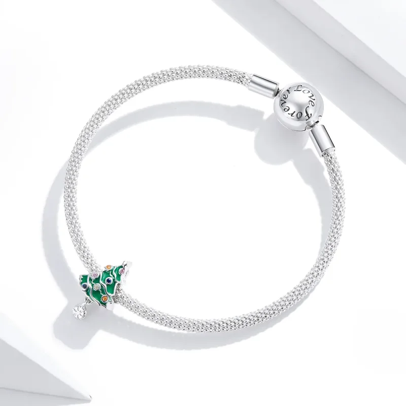 (kép) PANDORA Színes karácsonyfa Charm - BSC374 - Megtekintés 3