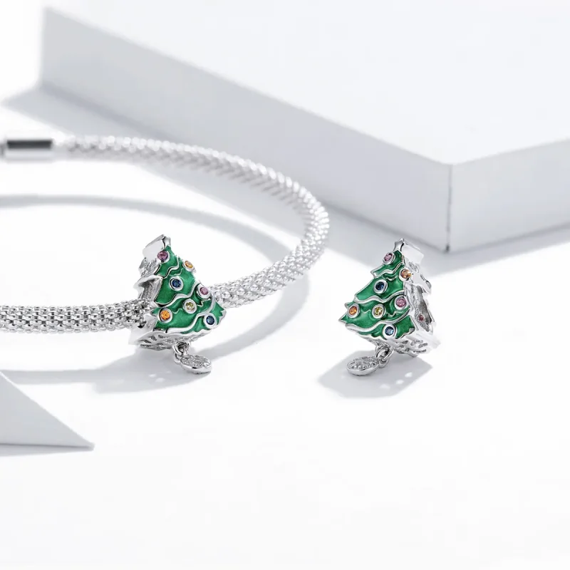 (kép) PANDORA Színes karácsonyfa Charm - BSC374 - Megtekintés 4