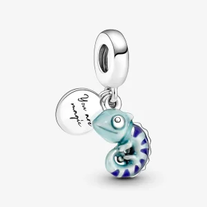 Pandora Színváltó kaméleon függő charm - 791676C01 (kép) Pandora Színváltó kaméleon függő charm - 791676C01