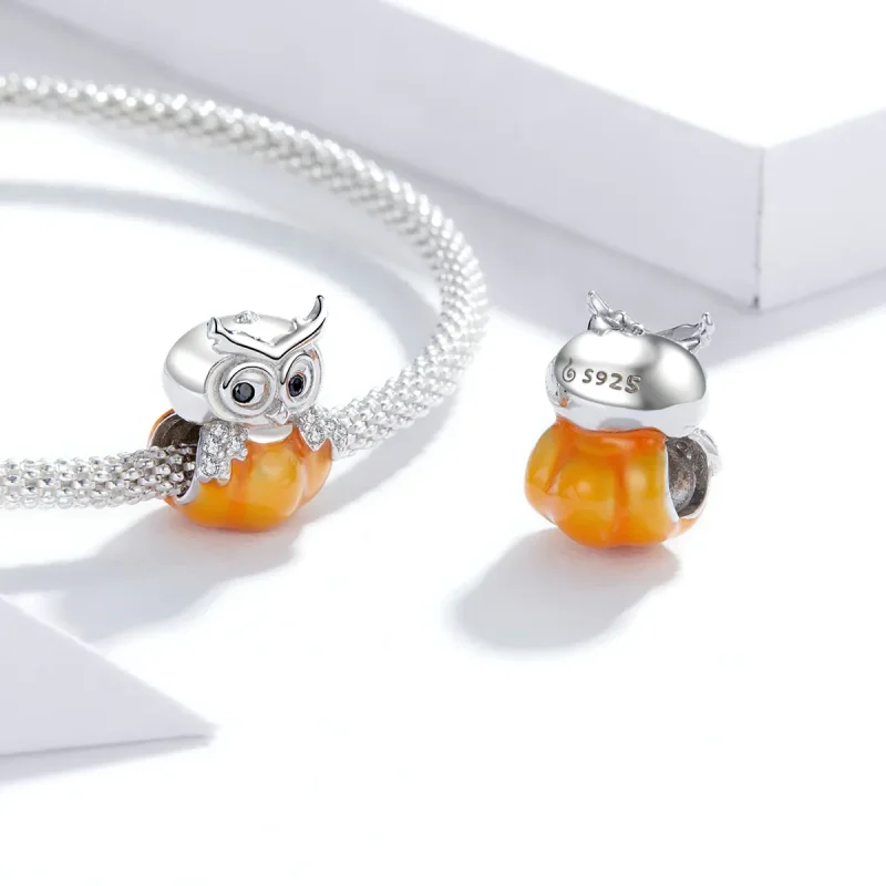 (kép) PANDORA Tök bagoly Charm - BSC342 - Megtekintés 4