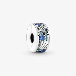 (kép) Pandora Trópusi tengeri csillag és kagyló klip charm - 791678C01
