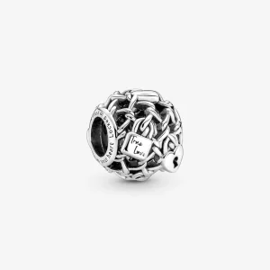(kép) Pandora Áttört láncos lakat charm - 790071C00