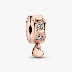 (kép) Pandora Végtelen szívek szikrázó függő klip charm - 782253C01