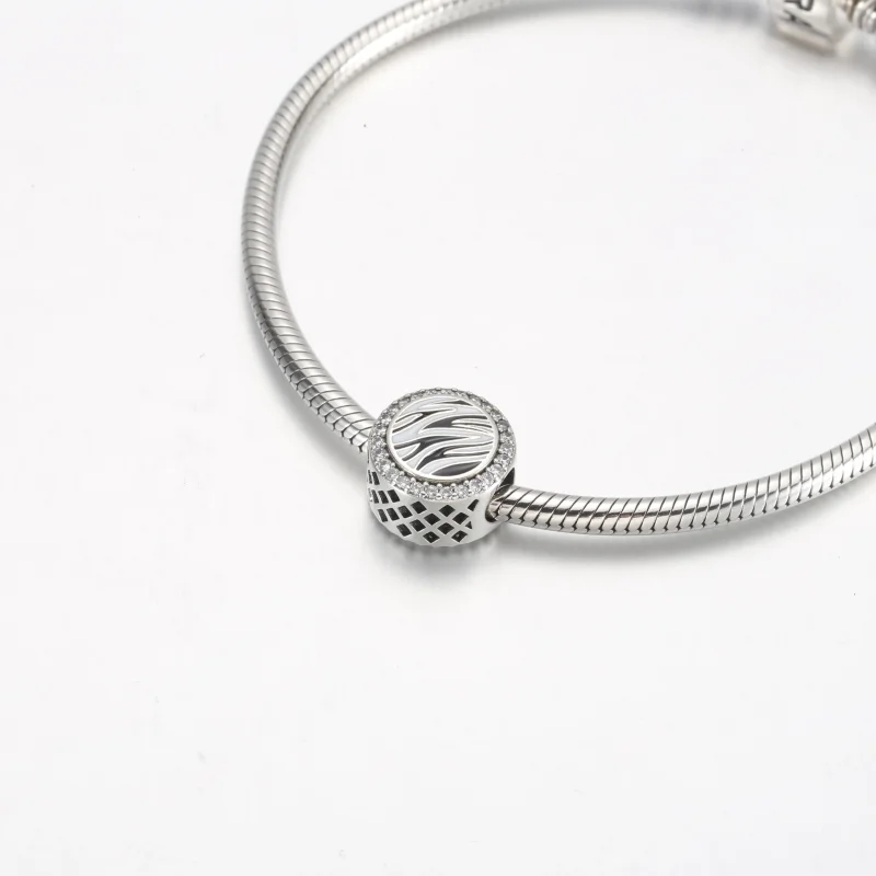 (kép) Pandora Zebra print sterling silver charm - 792016CZ_E025 - Megtekintés 5