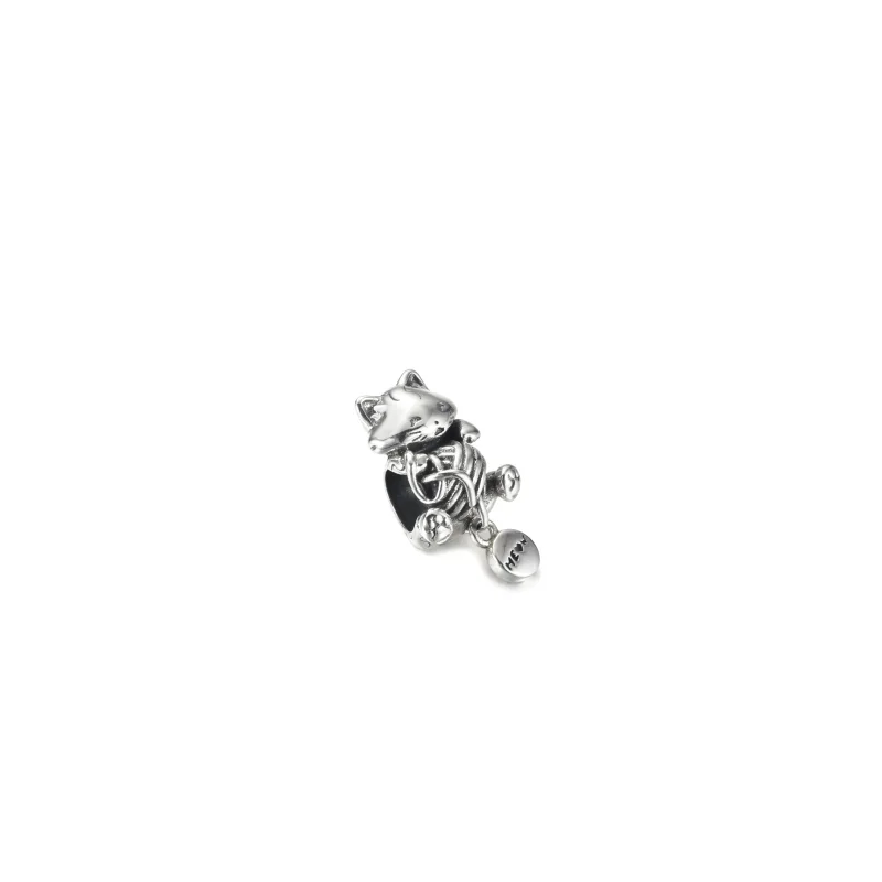 (kép) Cica és gombolyag charm - 799535C00 - Megtekintés 2