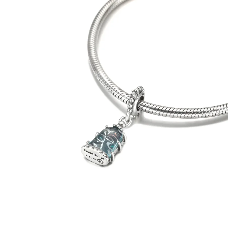 (kép) Disney Szépség és a Szörnyeteg bűvös rózsa függő charm - 790024C01 - Megtekintés 9