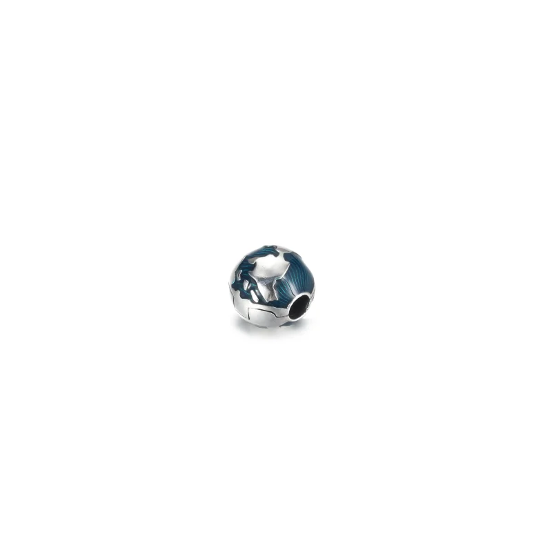 (kép) Kék földgömb klip charm - 799429C01 - Megtekintés 3