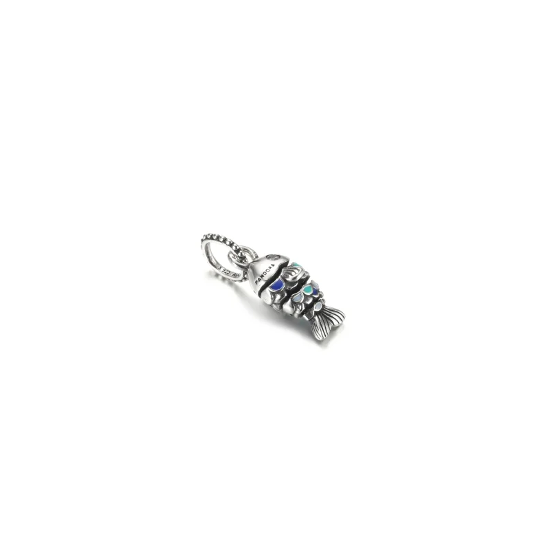 (kép) Kék pikkelyes hal függő charm - 799428C01 - Megtekintés 2