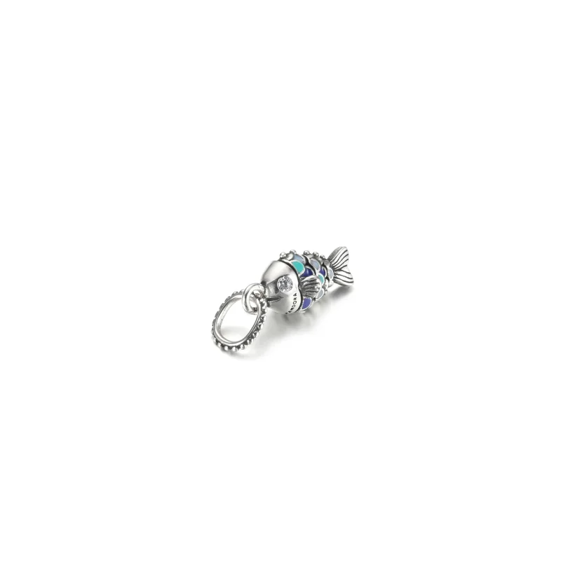 (kép) Kék pikkelyes hal függő charm - 799428C01 - Megtekintés 4