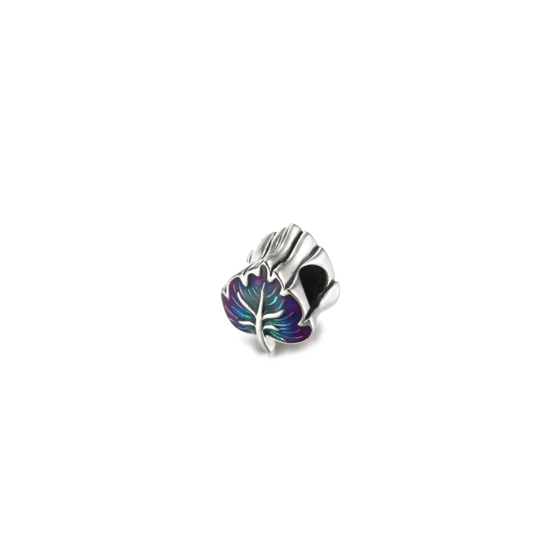 (kép) Lila és zöld levél charm - 799542C01 - Megtekintés 2