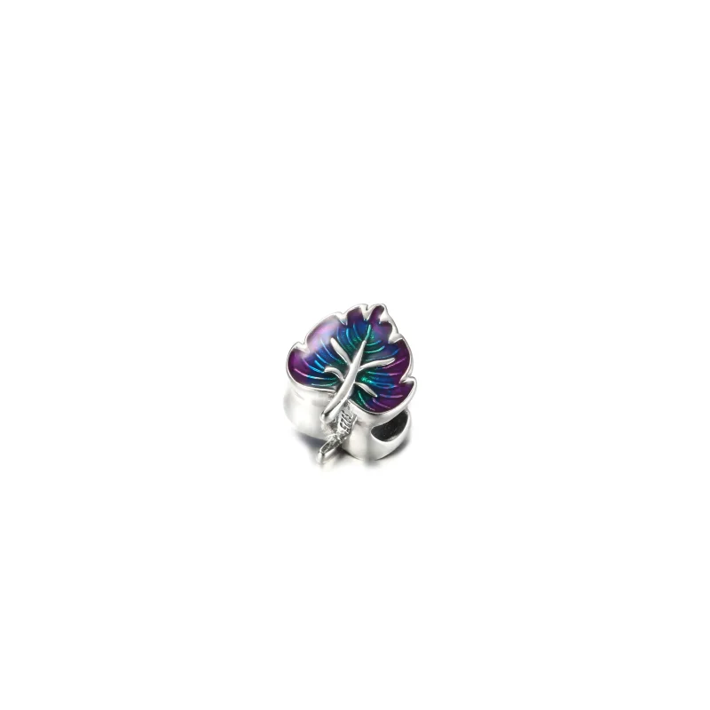 (kép) Lila és zöld levél charm - 799542C01 - Megtekintés 3