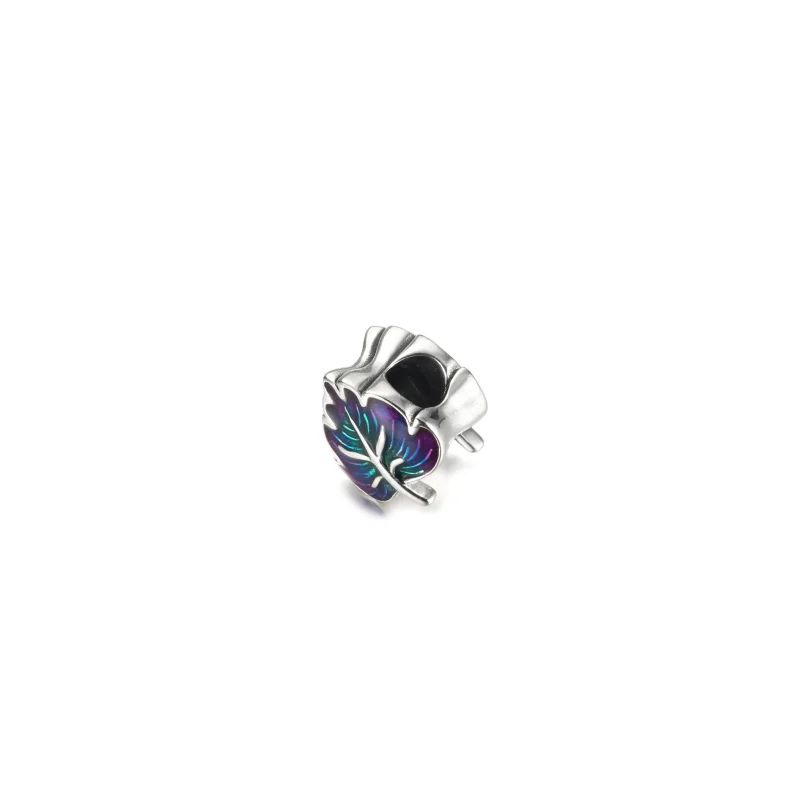 (kép) Lila és zöld levél charm - 799542C01 - Megtekintés 4