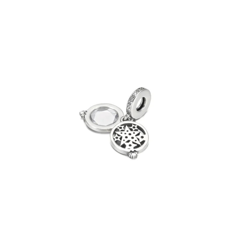 (kép) Nagyított csillag dupla függő charm - 799640C01 - Megtekintés 4