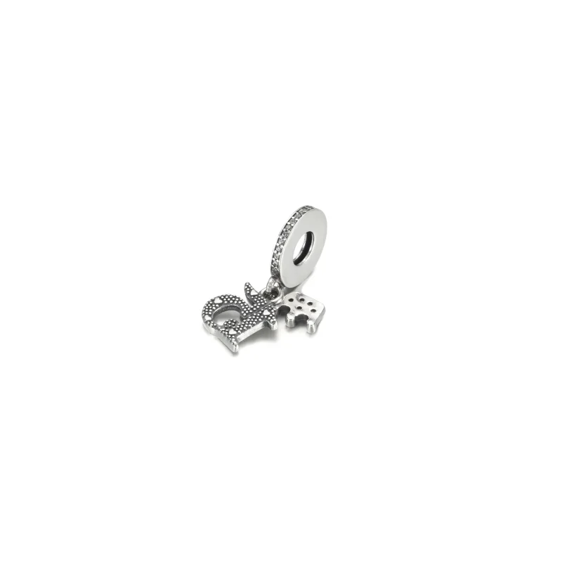 (kép) PANDORA 15. születésnap Függő Charm - 799540C01 - Megtekintés 4