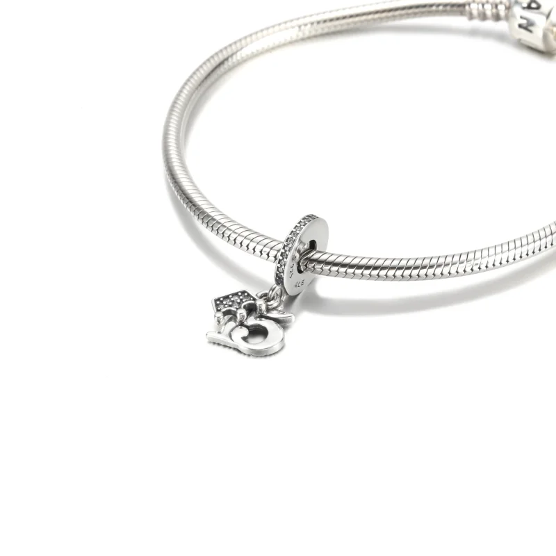(kép) PANDORA 15. születésnap Függő Charm - 799540C01 - Megtekintés 5