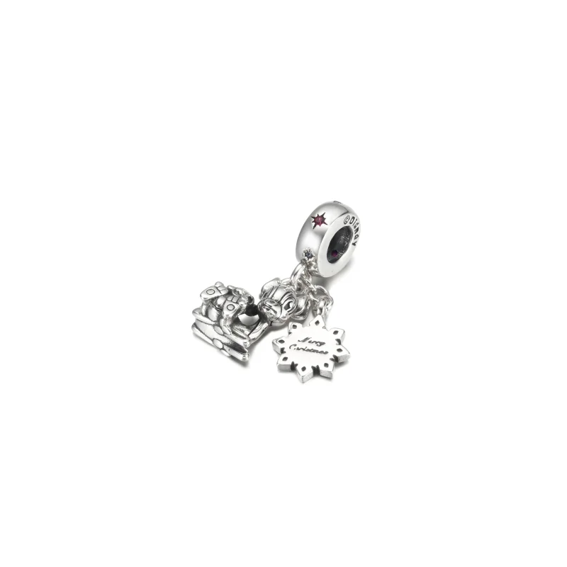 (kép) PANDORA Bambi és Thumper Függő Charm - 799647C01 - Megtekintés 2