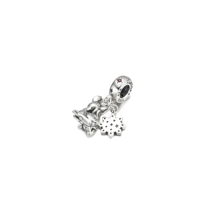 (kép) PANDORA Bambi és Thumper Függő Charm - 799647C01 - Megtekintés 3