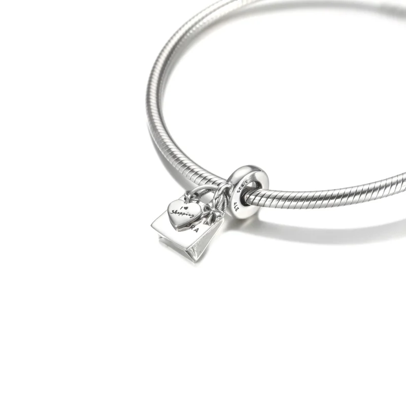 (kép) PANDORA bevásárlótáska függő charm - 799536C00 - Megtekintés 5