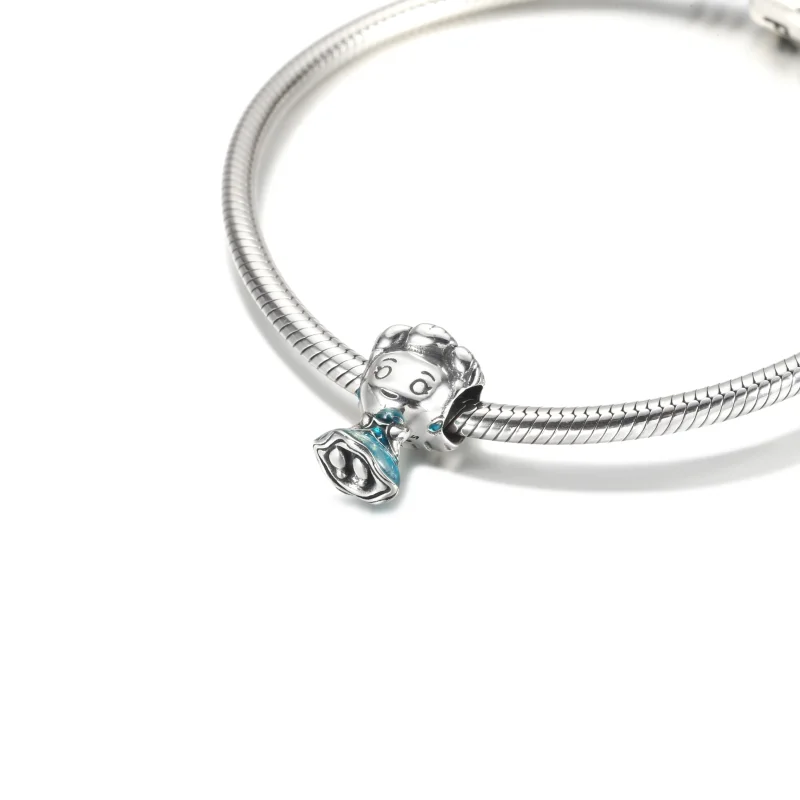 (kép) PANDORA Disney, Hamupipőke báj Charm - 799509C01 - Megtekintés 5